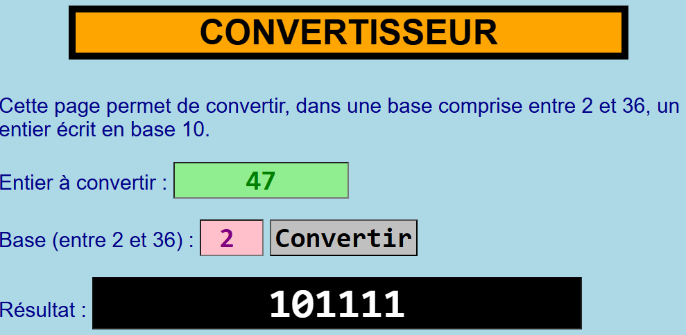 Convertisseur